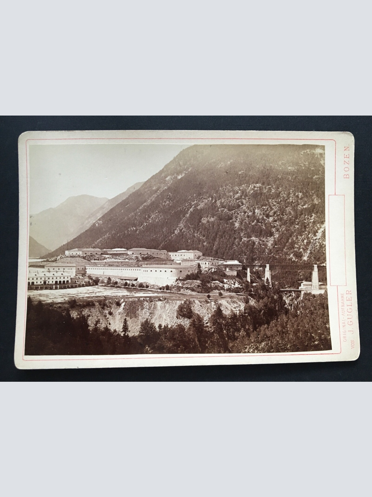 Foto Bozen Gebäude Gebirge Osttirol Italien J.Gugler ca.11,7x17,1cm 400939 TH