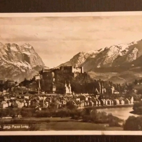 Salzburg Festung Hintergrund Tennengebirge Pass Lueg 600669A gr K