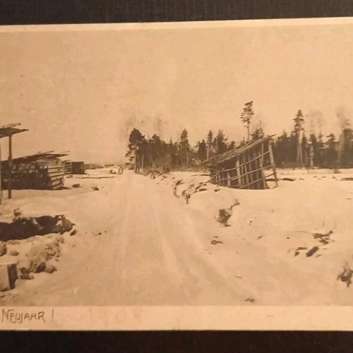 Salzburg Prosit Neujahr 1908 Landschaft 600684A gr K