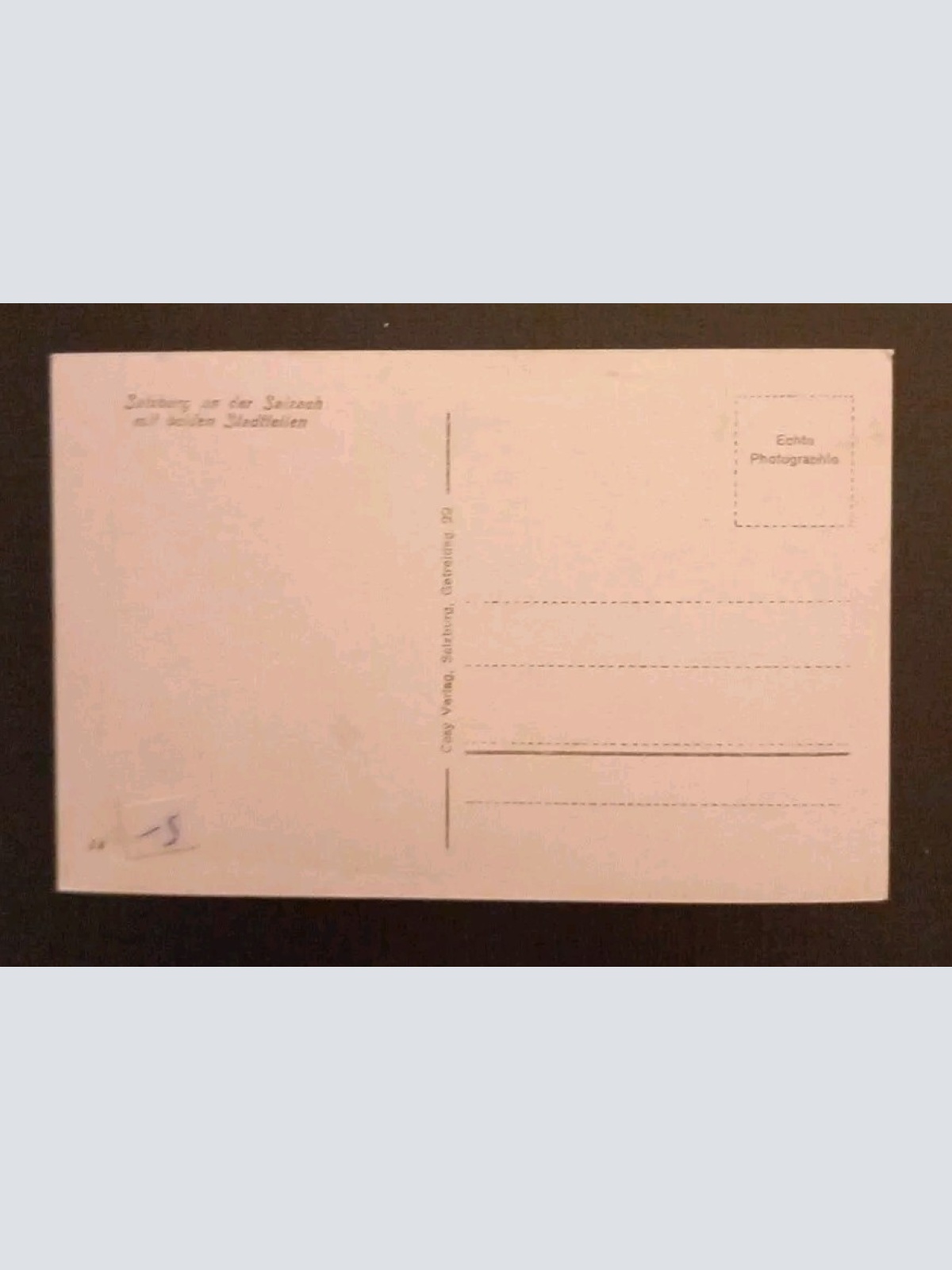 Salzburg Salzach Mit Beiden Stadtteilen 600702A gr K