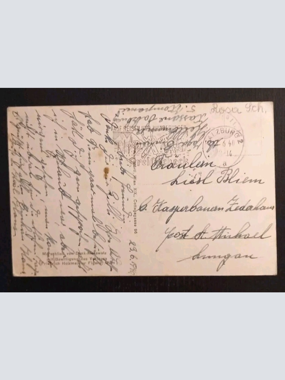 Salzburg Festung Untersberg 600666A gr K