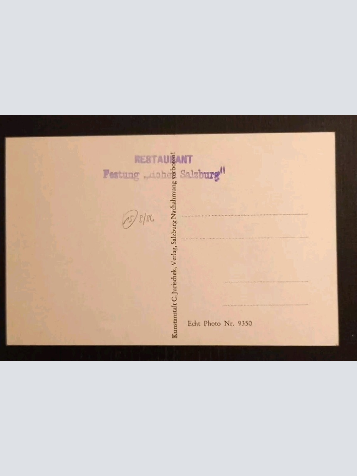 Salzburg Drahtseilbahn Festung 600209A gr K