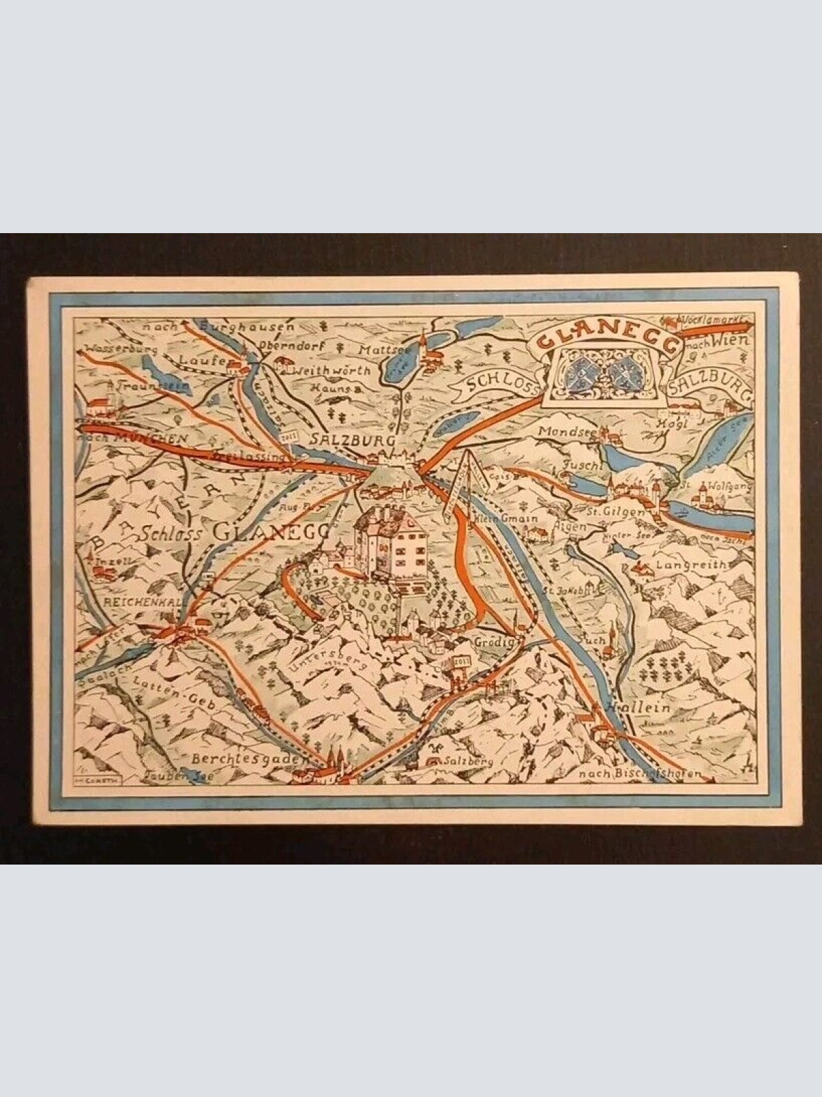 Salzburg Schlss Glanegg 600657A gr K