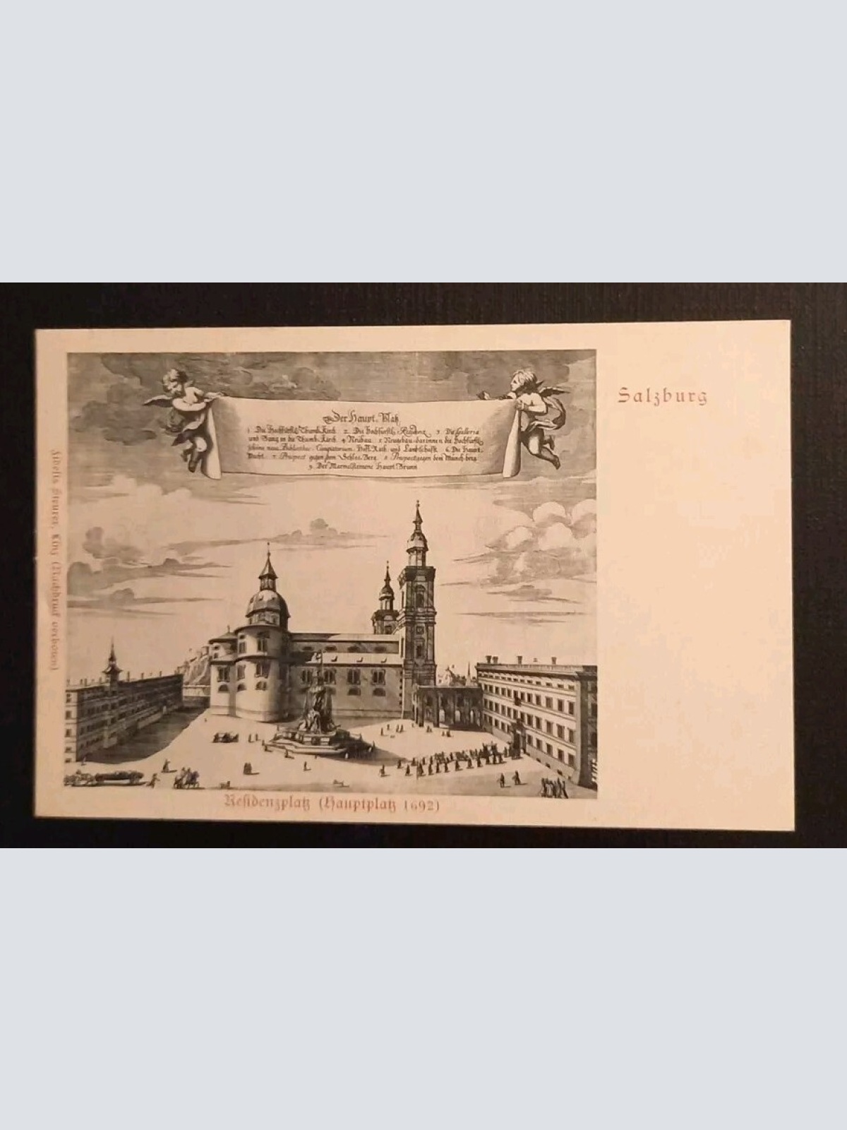 Salzburg Residenzplatz 1692 Hauptplatz 600704A gr K