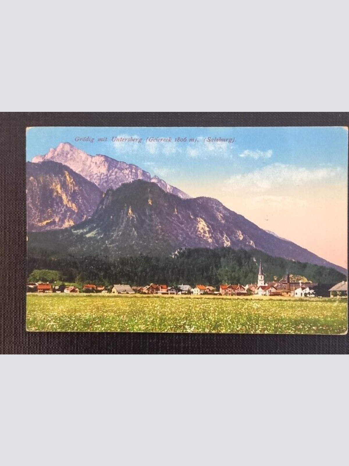 Salzburg Grödig mit Untersberg 600758A gr