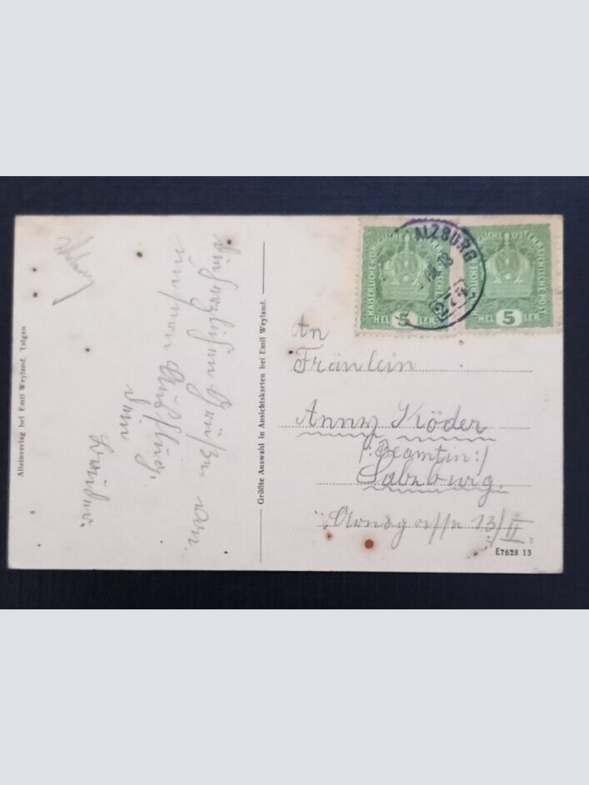 Salzburg Gruss aus Thalgau 600735A gr