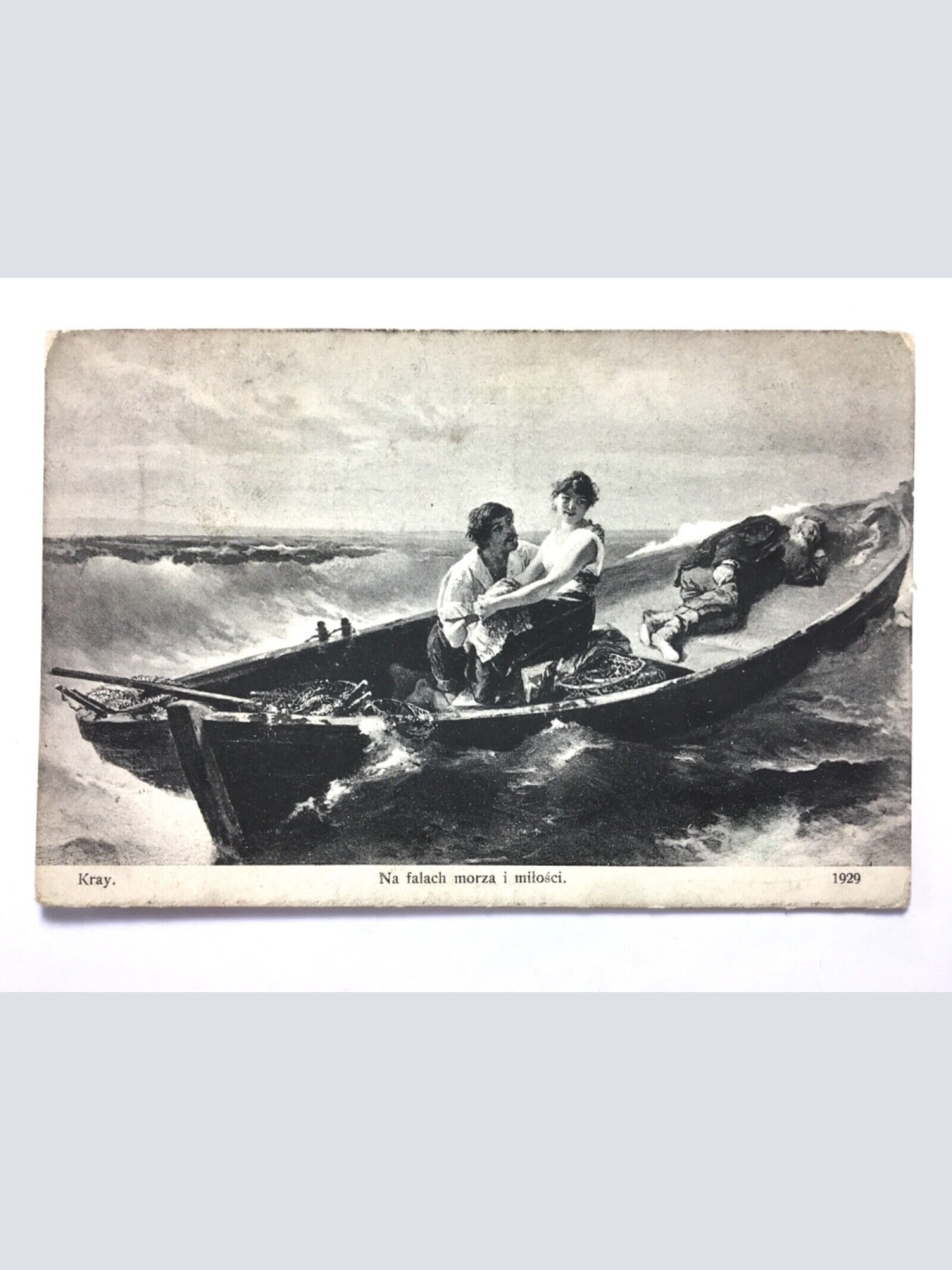 Na falach morza milosci - Wellen des Meeres u d Liebe - Künstlerkarte 110098 TH