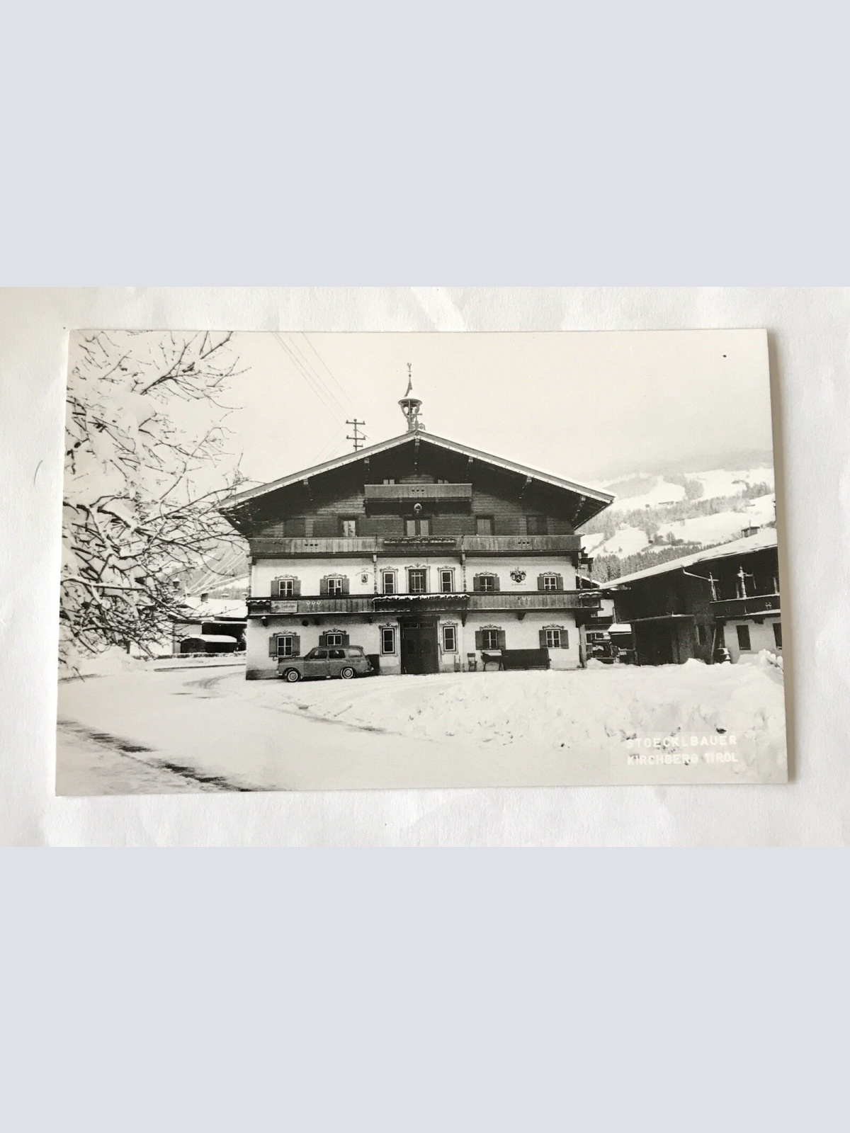 AK, Kirchberg, Tirol, Stöcklbauer, Winterlandschaft (110277 BW)