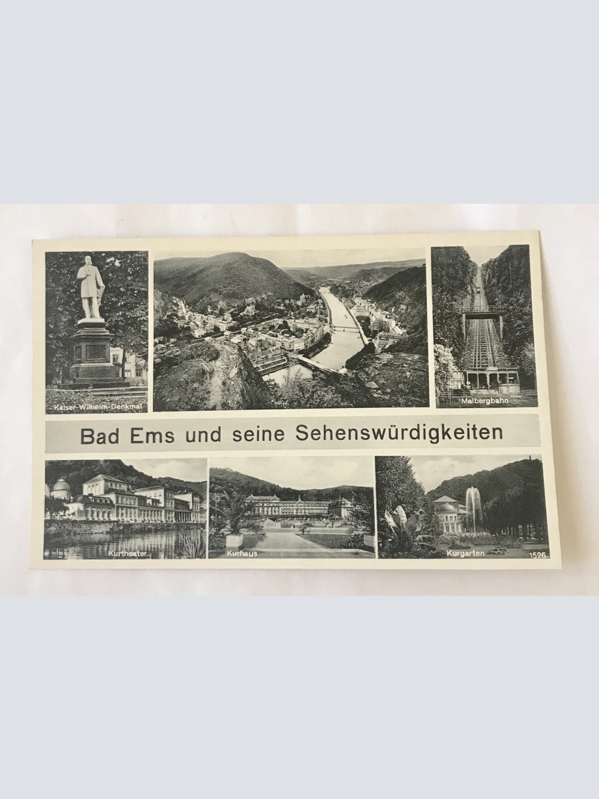 ak, Rheinland Pfalz, Bad Ems (110313 Bw)