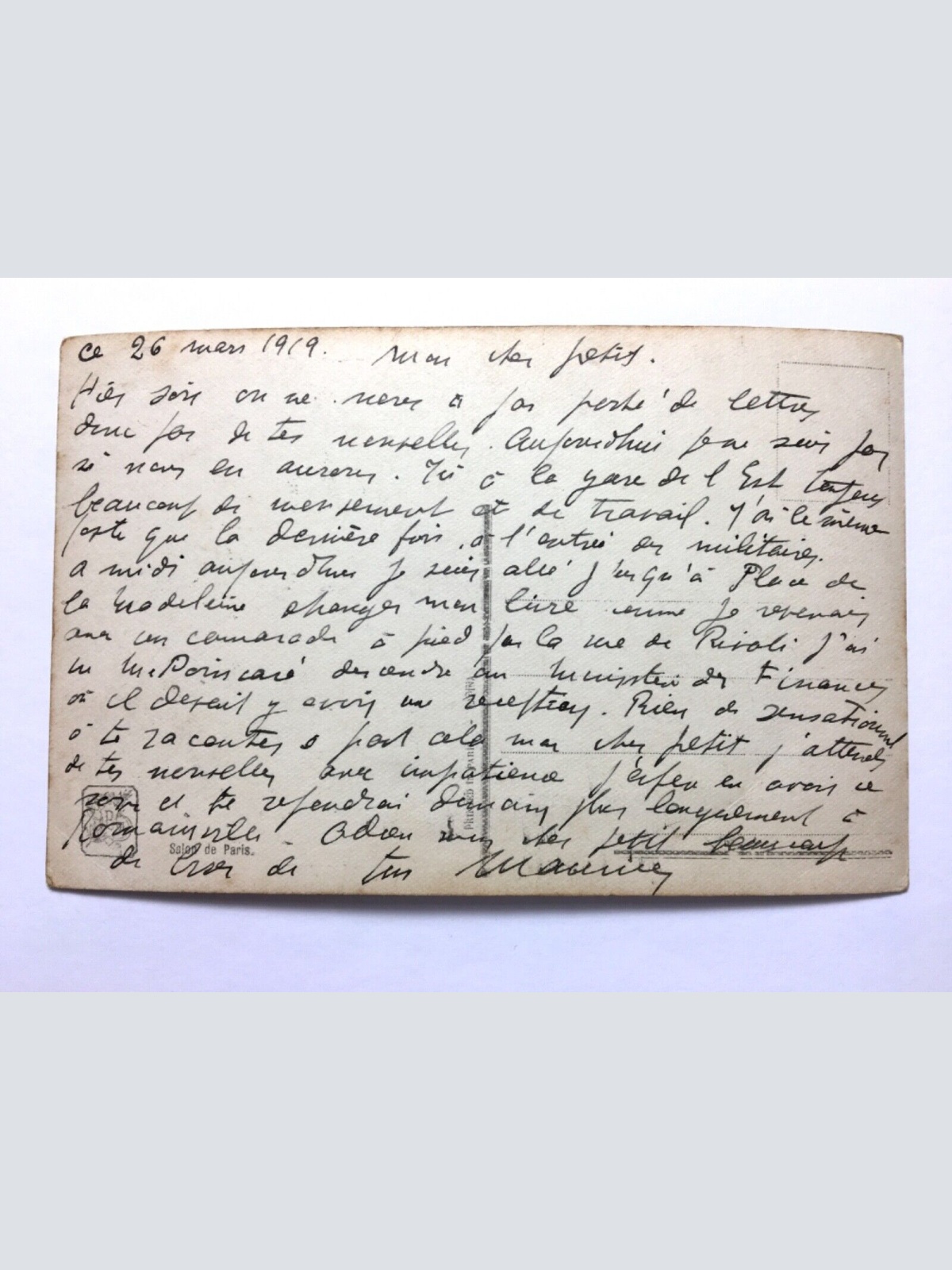 Portrait (G.Herve) - Salon de Paris - Bild einer Frau - Künstlerkarte 110067 TH