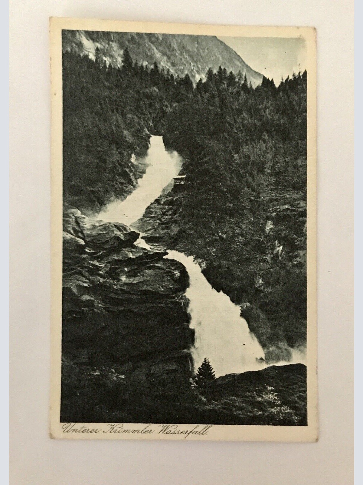 AK, Krimmler Wasserfall, Pinzgau (110294bw)
