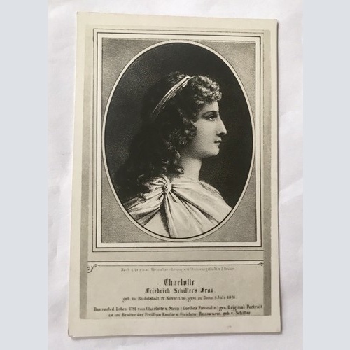 AK, Charlotte Friedrichs Schillers, Frau, Russwurm (20008 Bw)