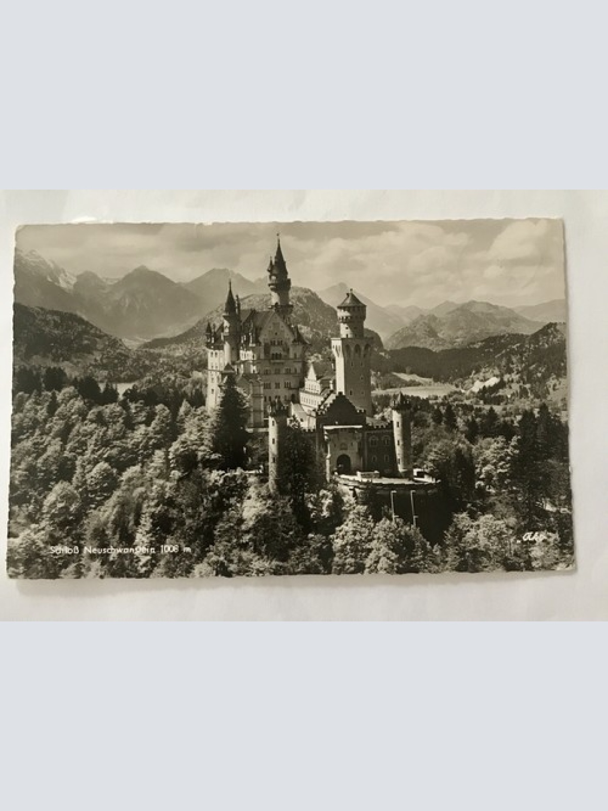 AK, Schloss Neuschwanstein, Festung, Allgäu (20010 BW)