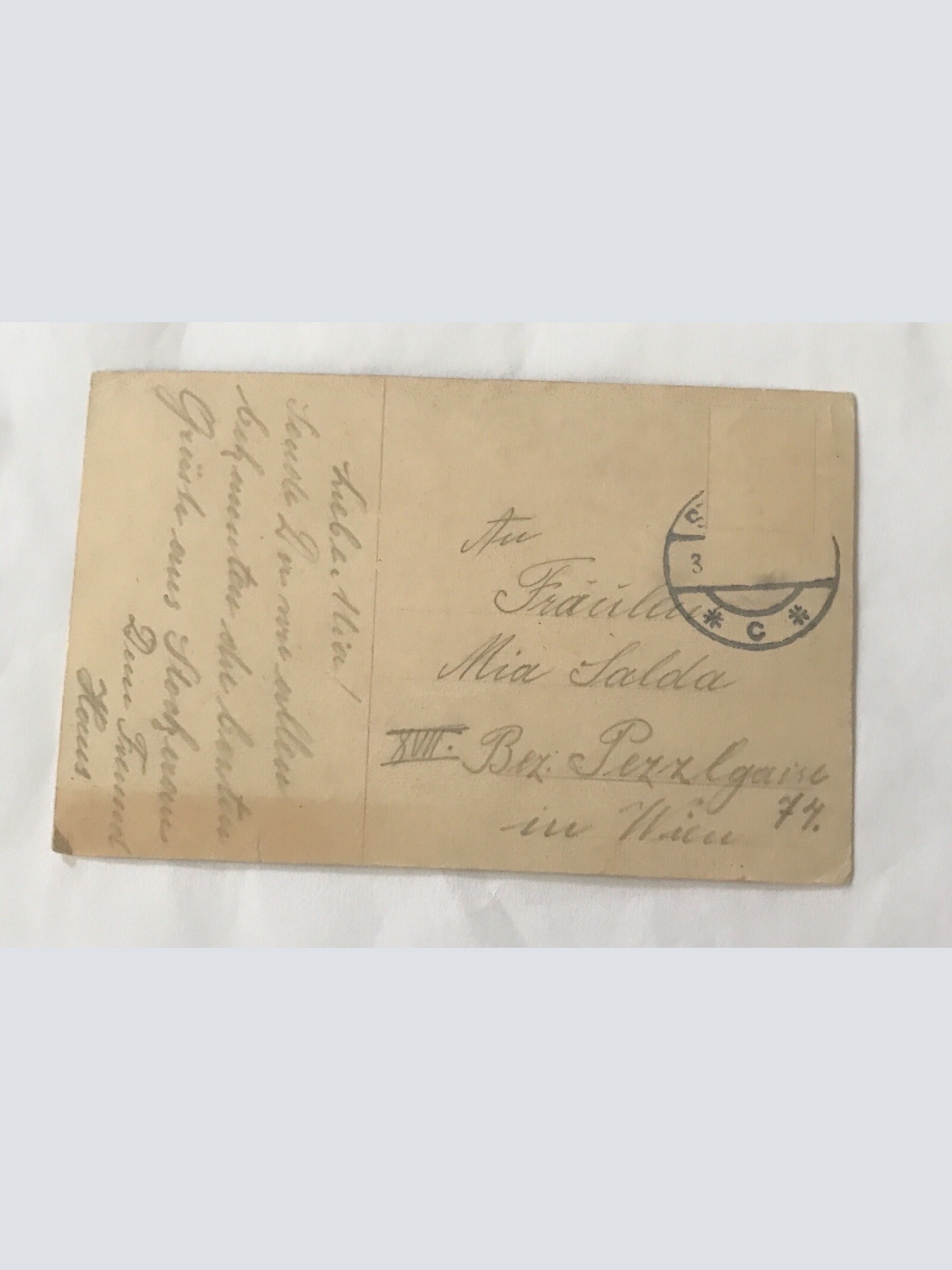 AK, Boten der Liebe, Tauben, Frau, Blumen (20001 BW)