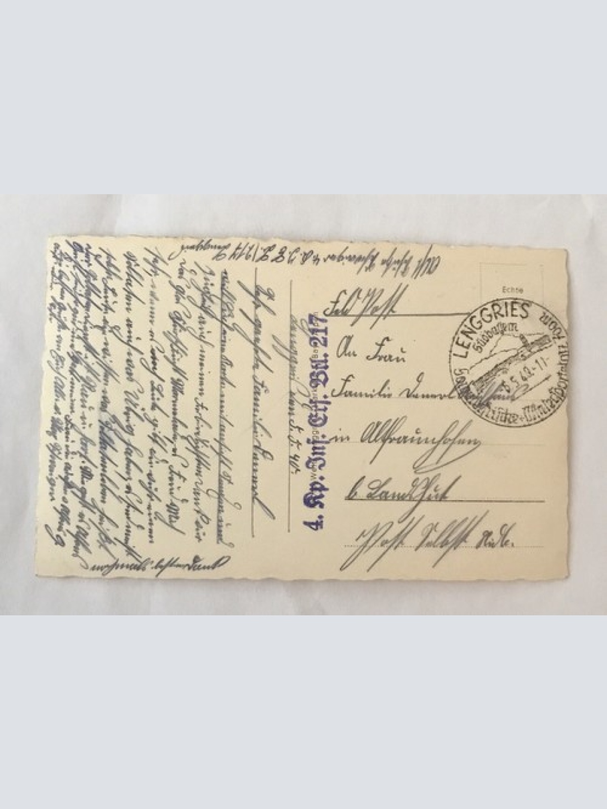 AK, Langgries, Isar, Bayern 20017 Bw