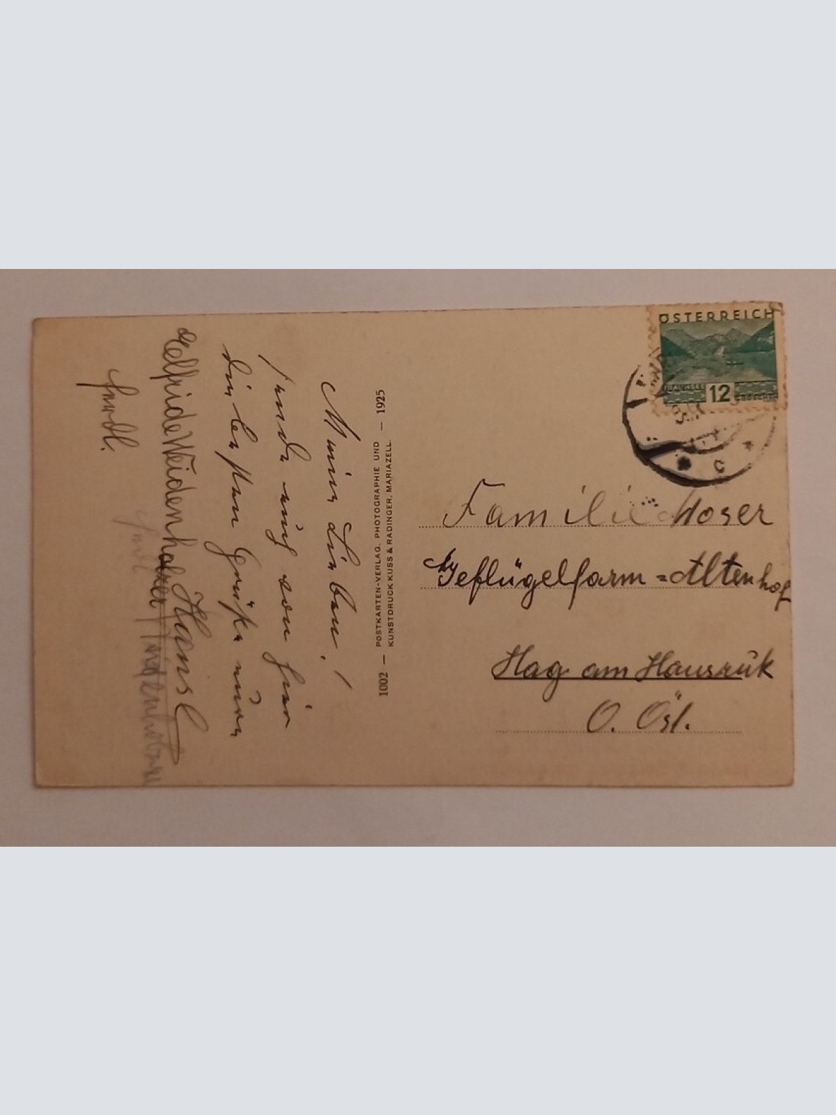 Mariazell Hauptplatz mit Basilika 600627A gr D