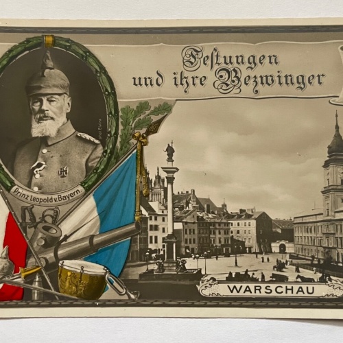 Festungen & Ihre Bezwinger Prinz Leopold v. Bayern Warschau Polen D 170084 K TH