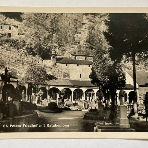 Salzburg St. Peters Friedhof Mit Katakomben Mönchsberg Österreich  402386 K TH