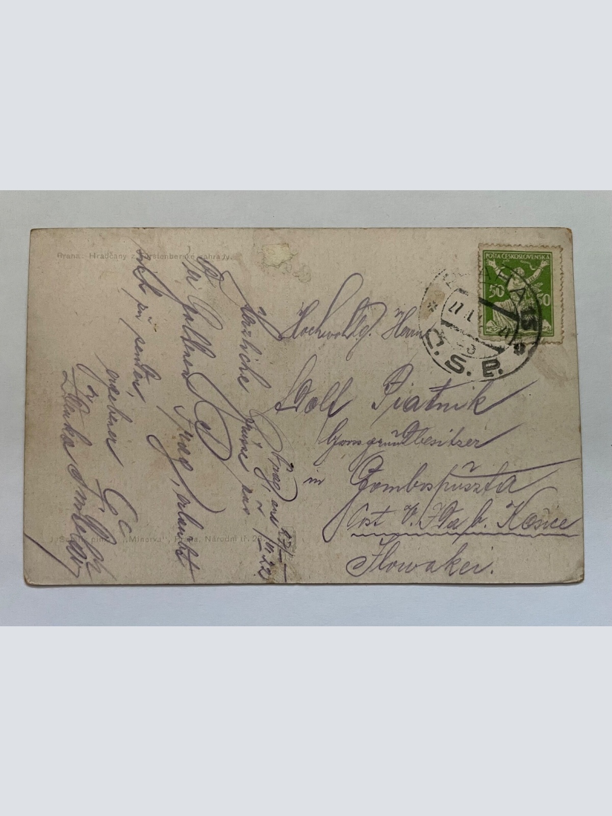 Prag Praha Prager Burg Hradčany Park Brunnen Gebäude Tschechien 20067 K TH