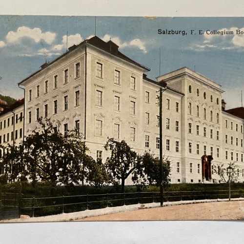 Salzburg F.e. Collegium Borromäum Privatgymnasium Schule Österreich 8458 K TH