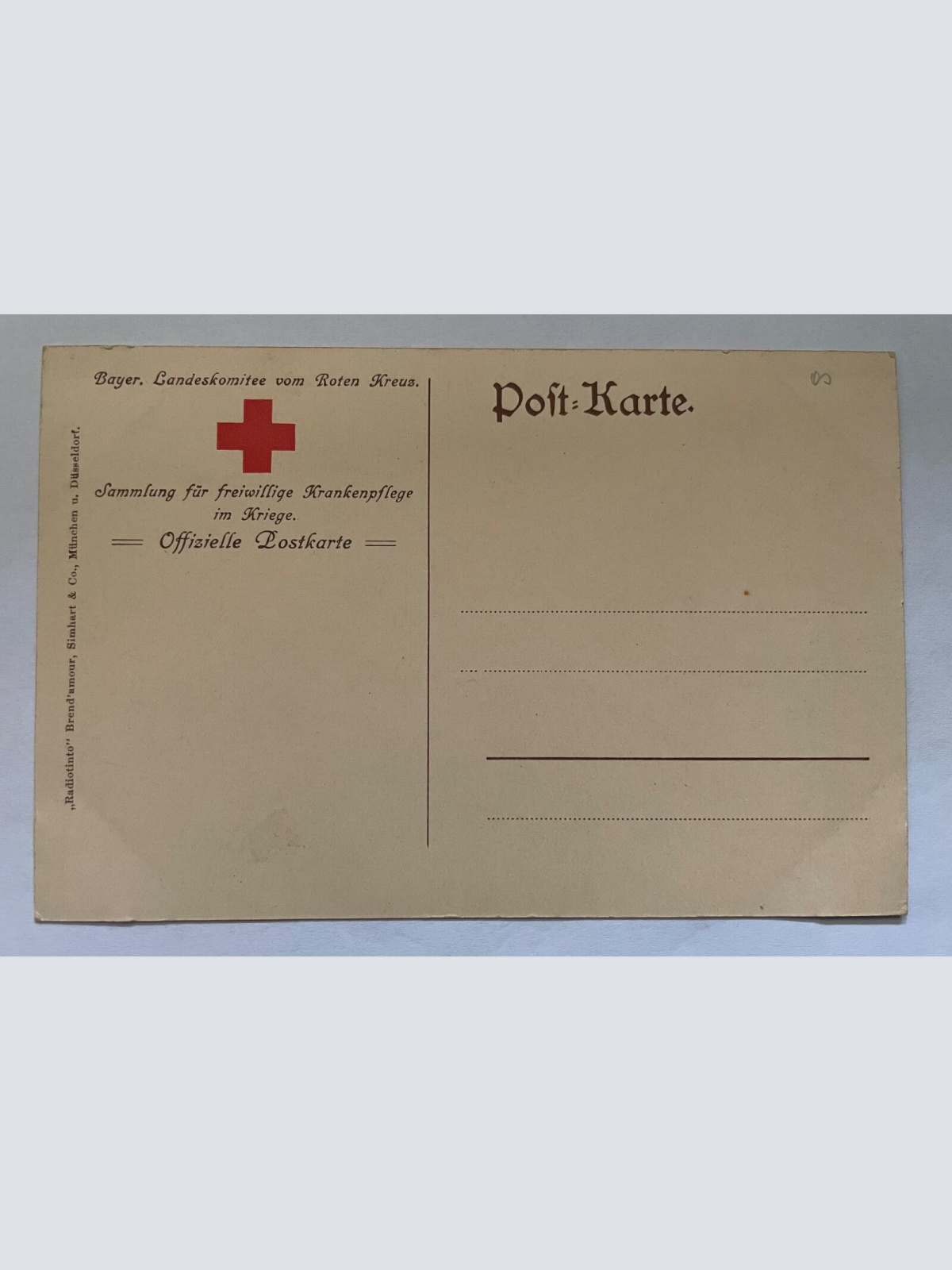 Theobald von Bethmann Hollweg Porträt Bayer. Rotes Kreuz Deutschland 8408 K TH