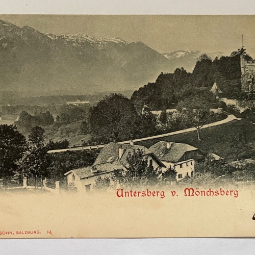 Salzburg Untersberg v. Mönchsberg Berg Ansicht Österreich 8429 K TH