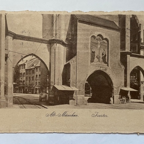 Alt-München Isartor Stadt Bayern Deutschland 8472 K TH