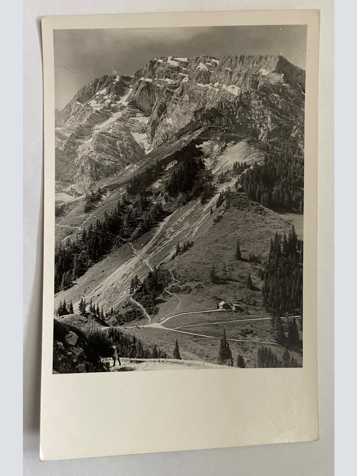 Eckersattel Mit Purtschellerhaus & Hohen Göll 2522m Berg Salzburg Ö D 8432 K TH