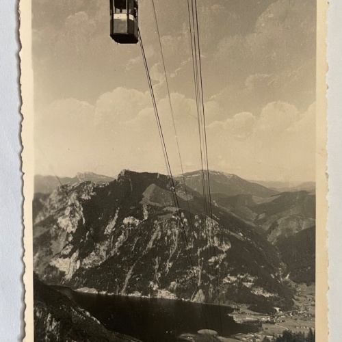 Seilbahn Ebensee Feuerkogel 1625m 1941 Blick Traunsee Oberösterreich 8442 K TH