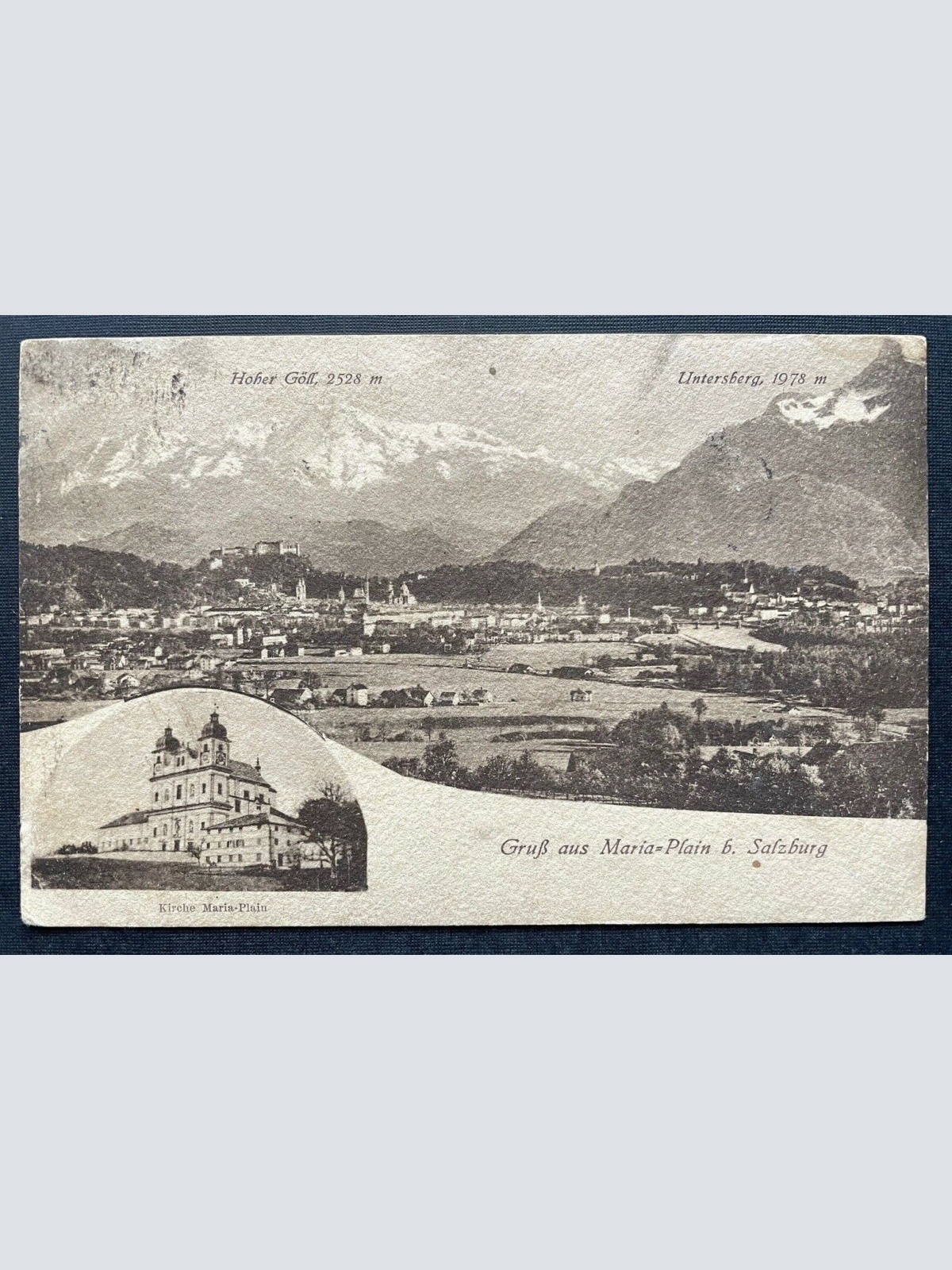 Gruss aus Maria Plain b. Salzburg Wallfahrtskirche Basilika Österreich 410807 TH