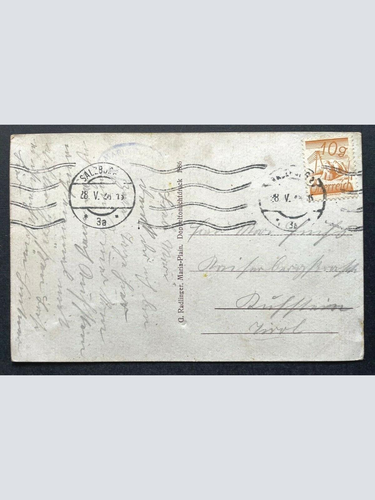 Gruss aus Maria Plain b. Salzburg Wallfahrtskirche Basilika Österreich 410807 TH