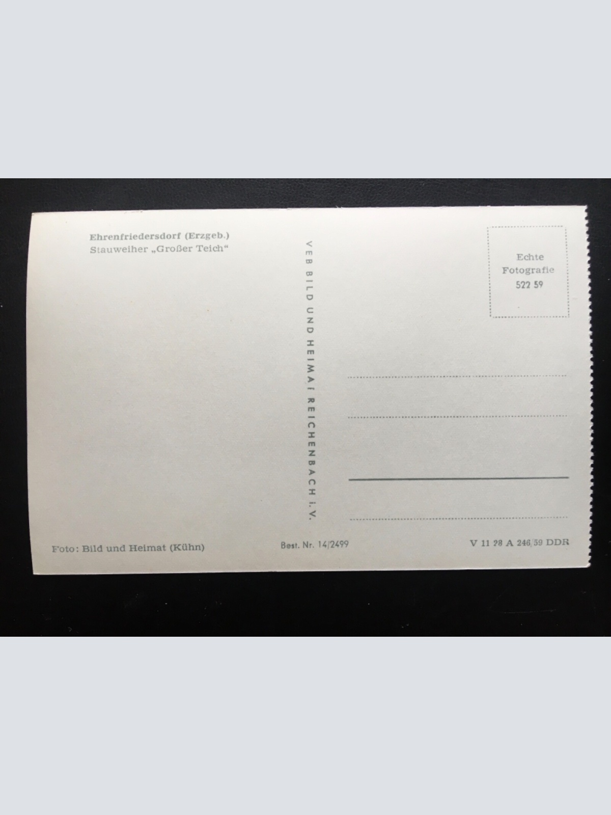 Ehrenfriedersdorf - Erzgebirge - Stauweiher Großer Teich - Ruderboot 140438 TH