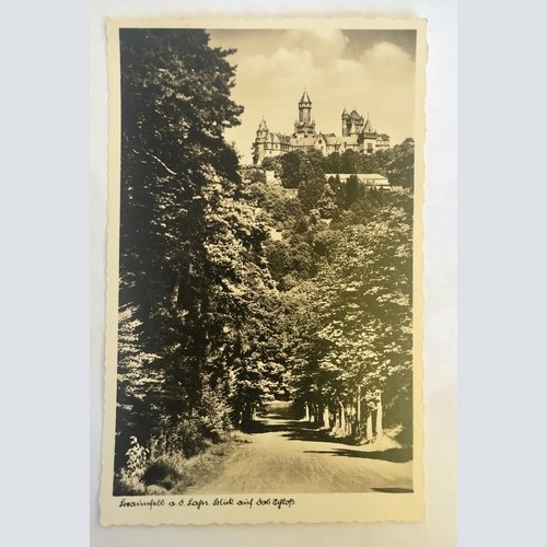 Ak, Ringelshäuser, Schloß, Braunfels, Lahn, Hessen (110228 BW)