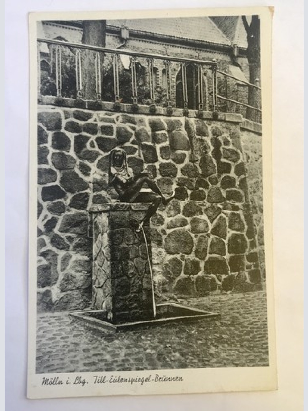 AK, Schleswig Holstein, Mölln, Till Eulenspiegel Brunnen (110231 BW)