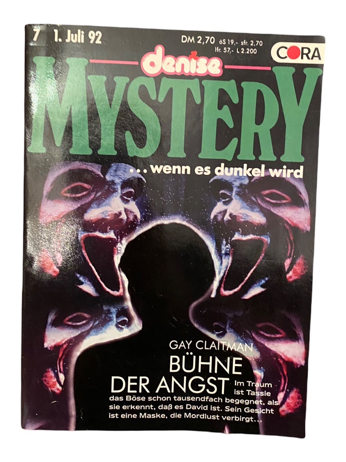 918 Gay Claitman MYSTERY - BÜHNE DER ANGST WENN ES DUNKEL WIRD