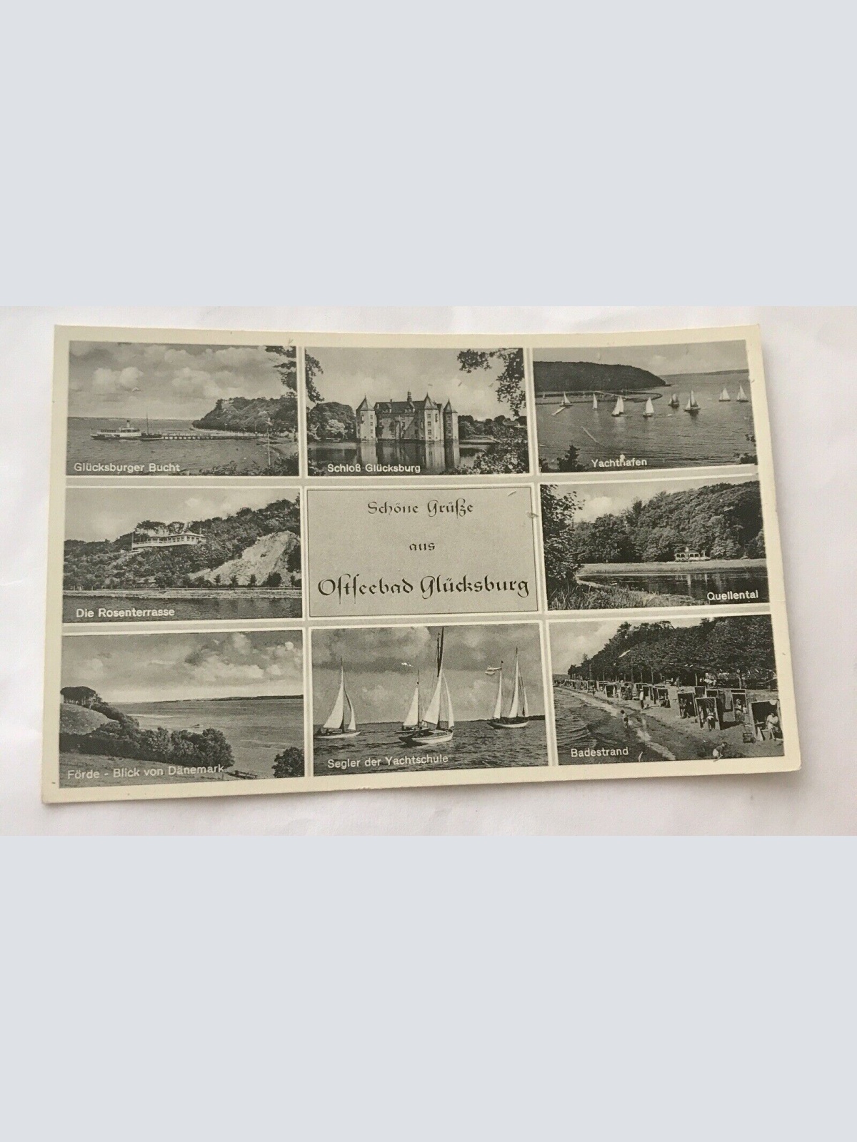 AK, Ostseebad Glücksburg, Grußkarte, (110301 BW)