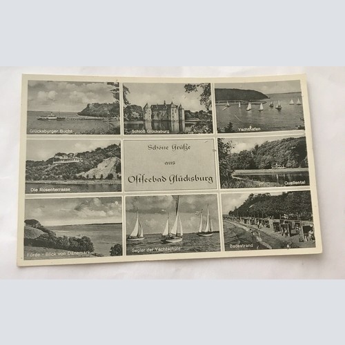 AK, Ostseebad Glücksburg, Grußkarte, (110301 BW)