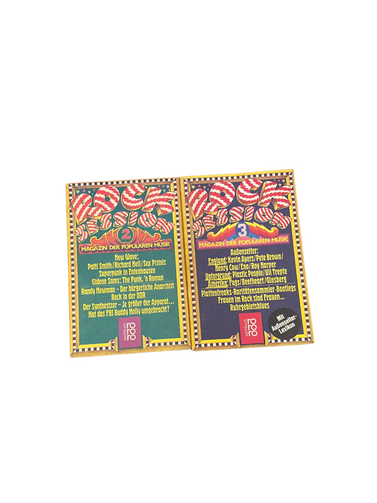 2193 ROCK SESSION BAND II UND III MAGAZIN DER POPULÄREN MUSIK +Abb 2 Bde