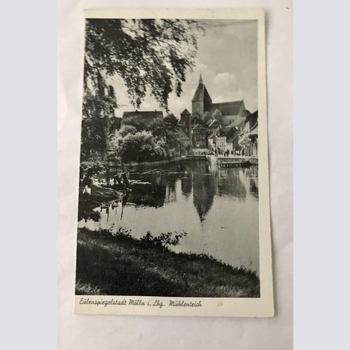 Eulenspiegel, Stadt, Mölln, Mühlenteich (110332 BW)