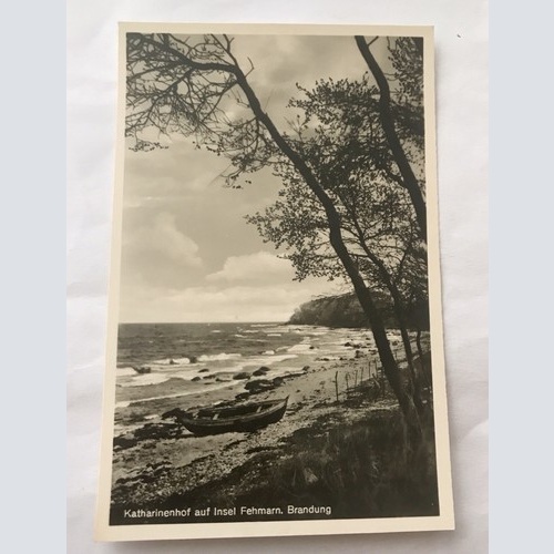Katharinenhof, Insel, Fehmarn, Brandung (110306 Bw)