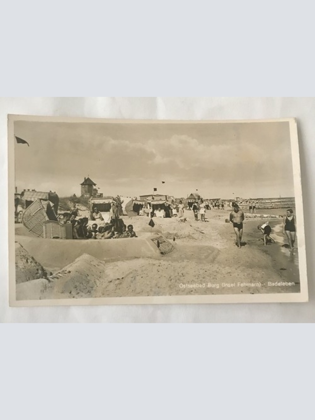 AK, Insel Fehrmann, Badestrand (110309 BW)