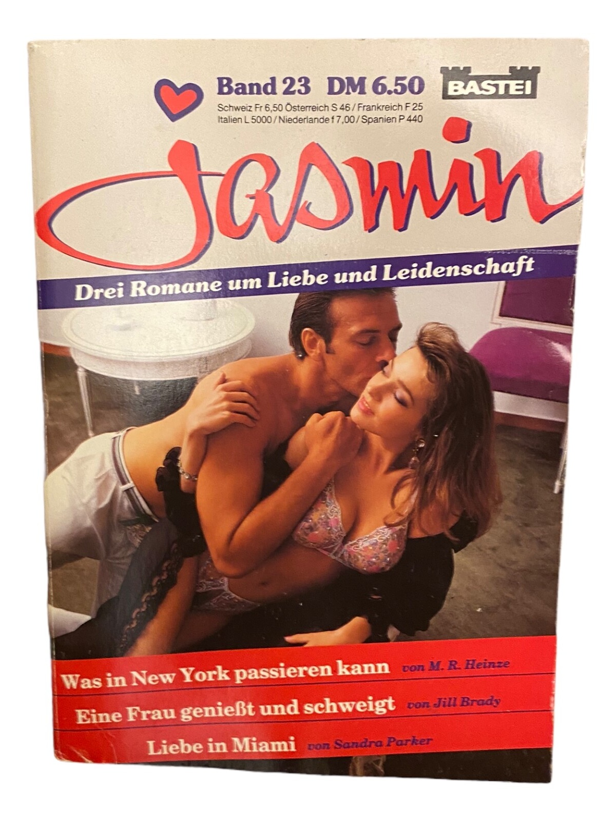911 M.R Heinze, Jill Brady, Sandra Parker JASMIN DREI ROMANE UM LIEBE