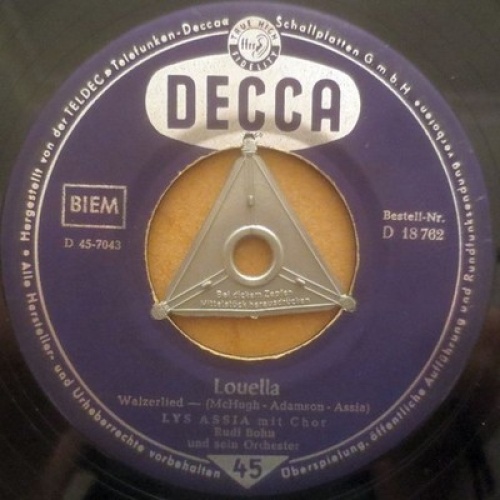 Lys Assia - Louella / Giorgio (Ein Weekend Mit Dir In Ascona Am Lago Maggiore...