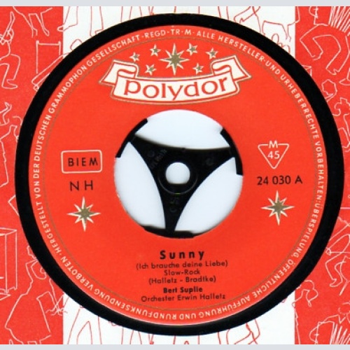 Bert Suplie - Sunny (Ich Brauche Deine Liebe) (7", Mono)