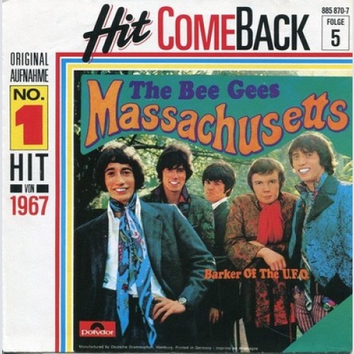 Bee Gees - Massachusetts (7", Single, Mono, RE)
