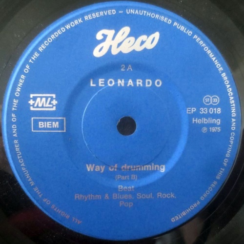 Leonardo (18) - Way Of Drumming (7", EP)