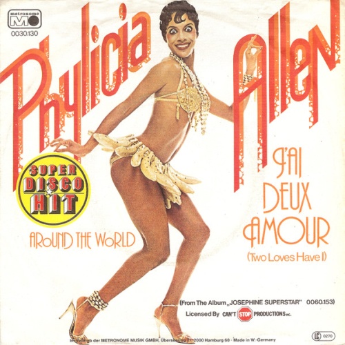 Phylicia Allen - J'ai Deux Amours (Two Loves Have I)  (7", Single)