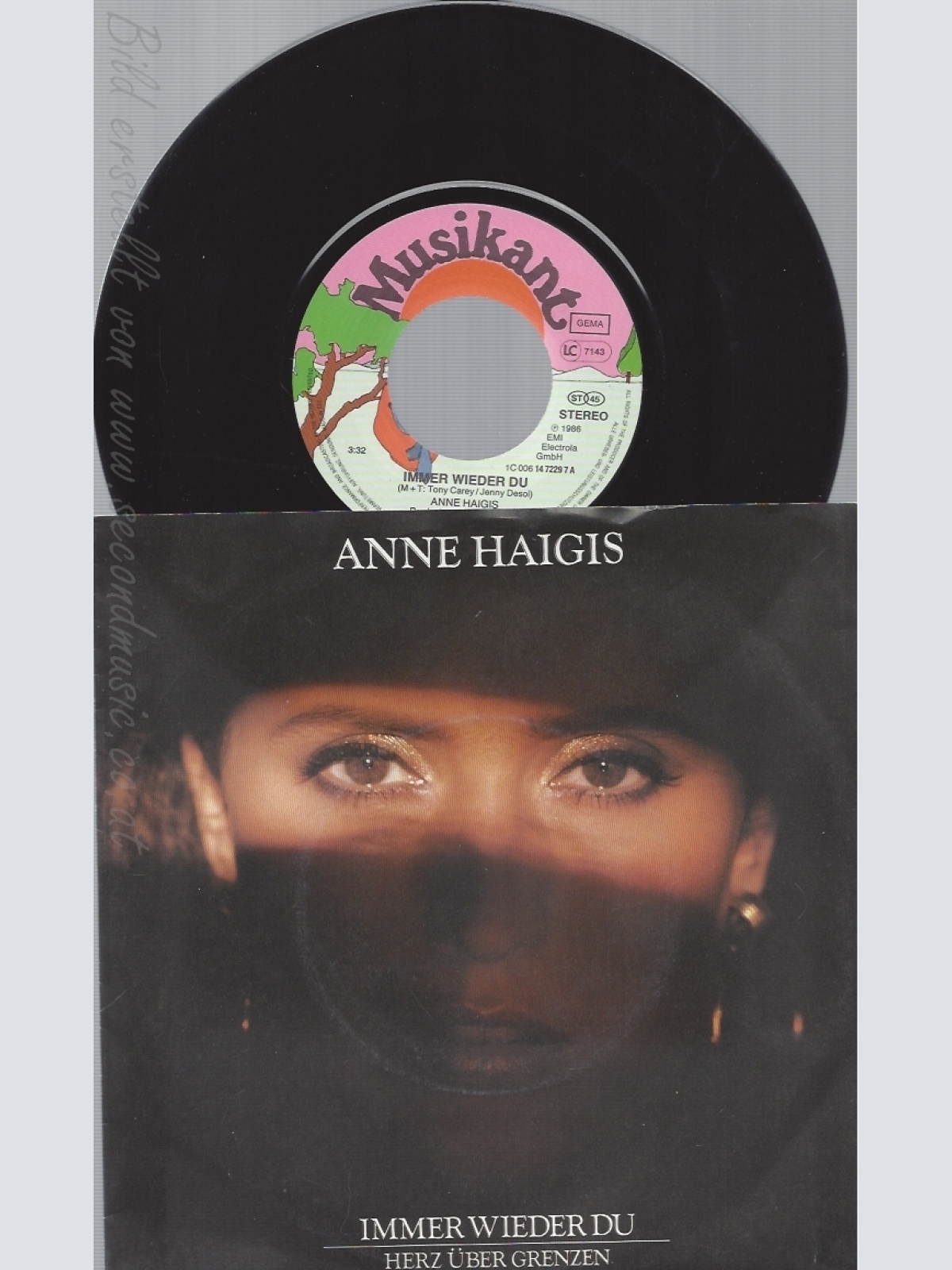 7" ANNE HAIGIS -- IMMER WIEDER DU