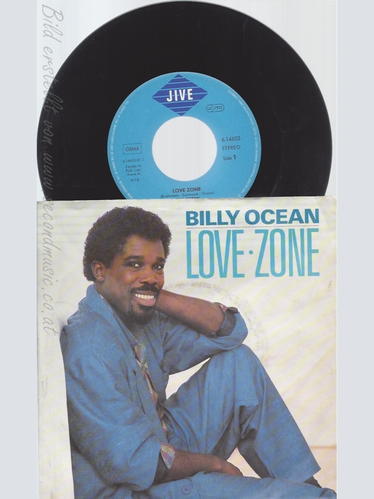 7" BILLY OCEAN -- LOVE ZONE