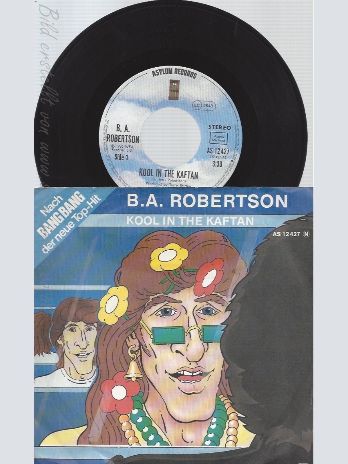 7" B A ROBERTSON-- KOOL IN THE KAFTAN